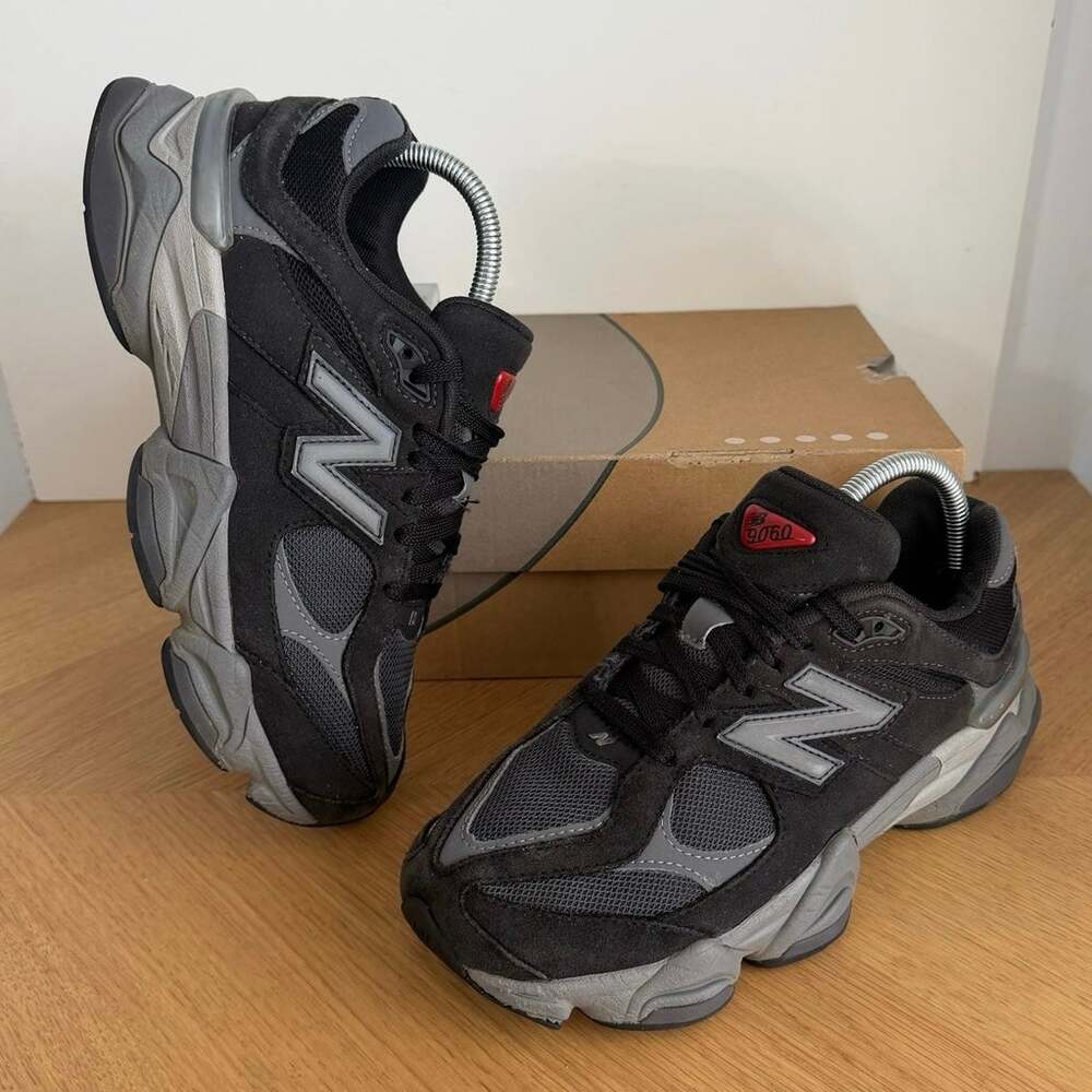 New Balance 9060 ‘Black Castlerock’ Kids Sneakers- SZ 7 Y- 8.5 W